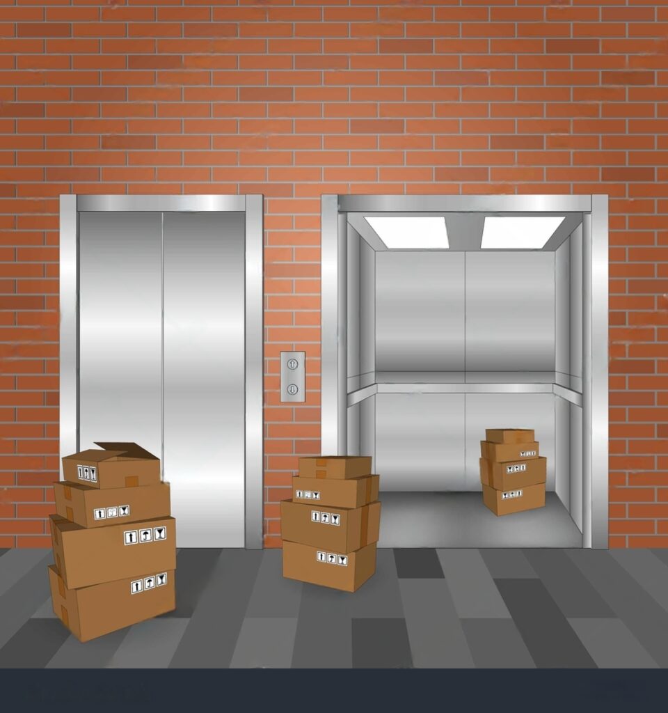 Goods cum passenger elevator
